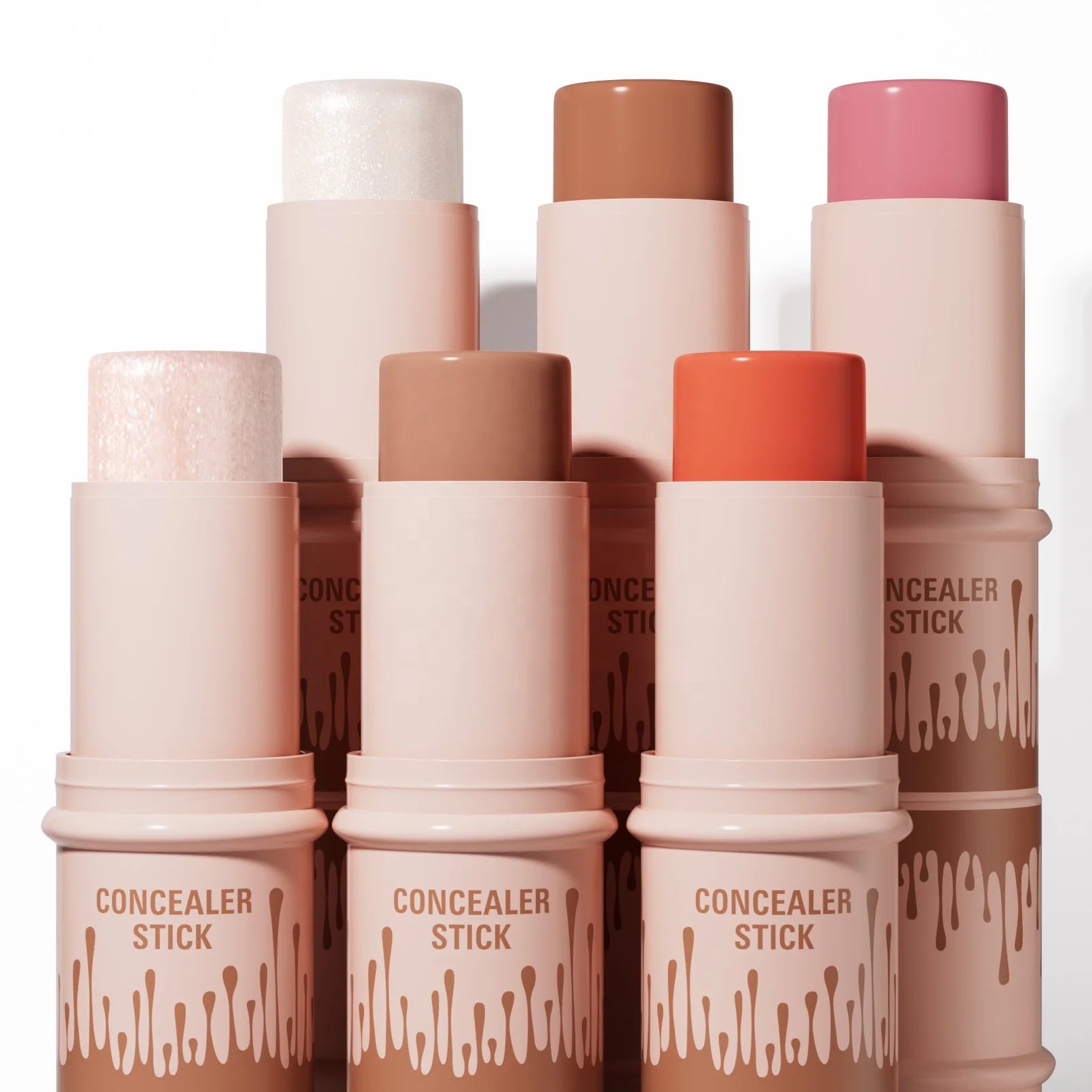 Hot-Selling Long-Lasting Shimmer Highlight Smoothing Bronzer Contour Stick High Pigment Waterproof Contouring Highlighting