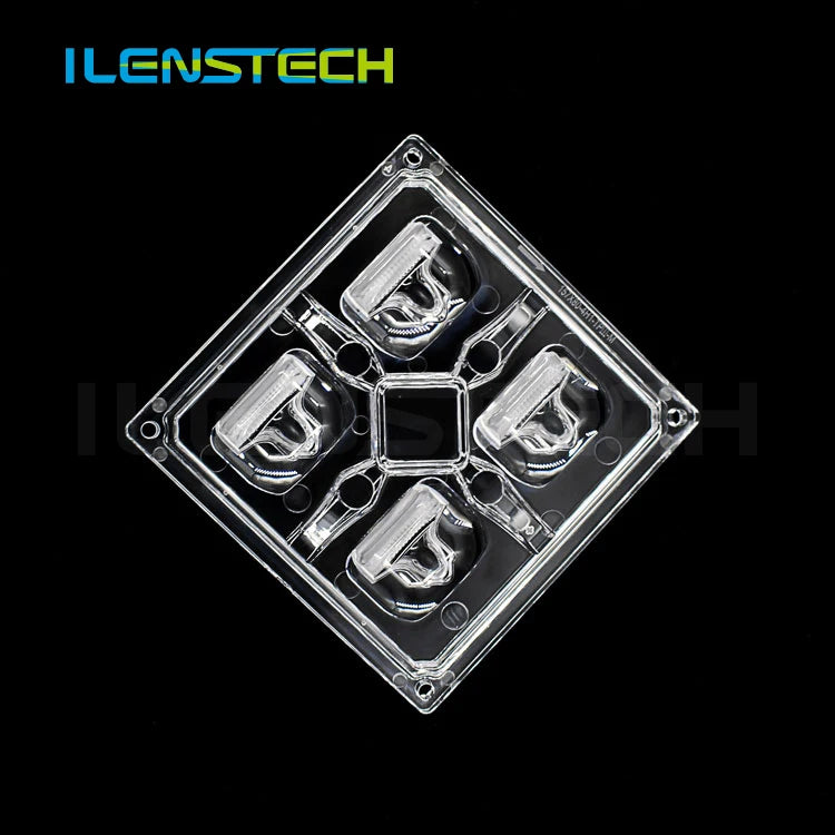 ILENSTECH 90 Degree LED Optical Lens Diffusing Angle IP 65 LED Lens With Silicone Gasket for Floodlight Application