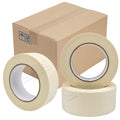 White Beige Masking Tapes Rubber Crepe Paper Painting Tape for General Purpose