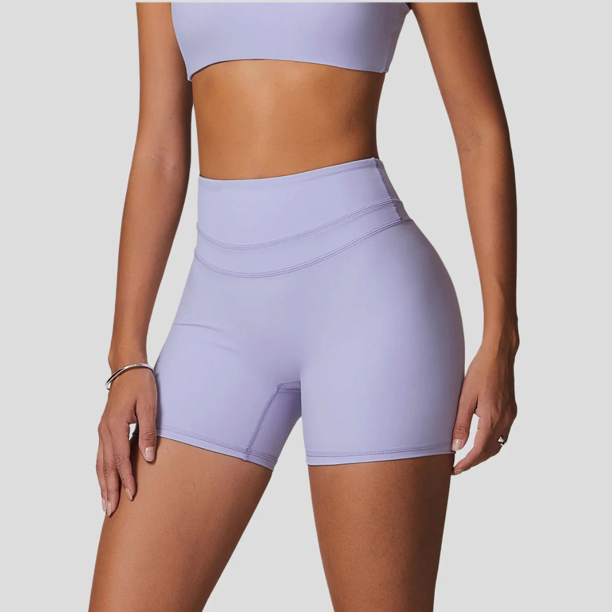 Custom Logo Quick Dry Seamless High Waist Yoga Shorts Strength Training Fitness Jogger Polainas De Yoga
