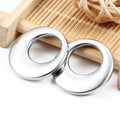 Hot Sale Round Pendant for Necklace and Bracelets Women Men Stainless Steel Charms Big Size Circle Jewelry Findings