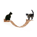 Factory Wholesale Solid Pattern Wooden Furniture Cat Wall Walkway Ladder Bridge for Pet Climbing