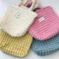 2023 New Fashion Flower Puffy Quilted Polyester Shoulder Shopping Handbag Puffer Tote Bags Customized Colors All Seasons Medium