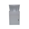 Modern Smart Outdoor Wall Mounted Secure Lockable Stainless Steel Metal Parcel Package Mailbox