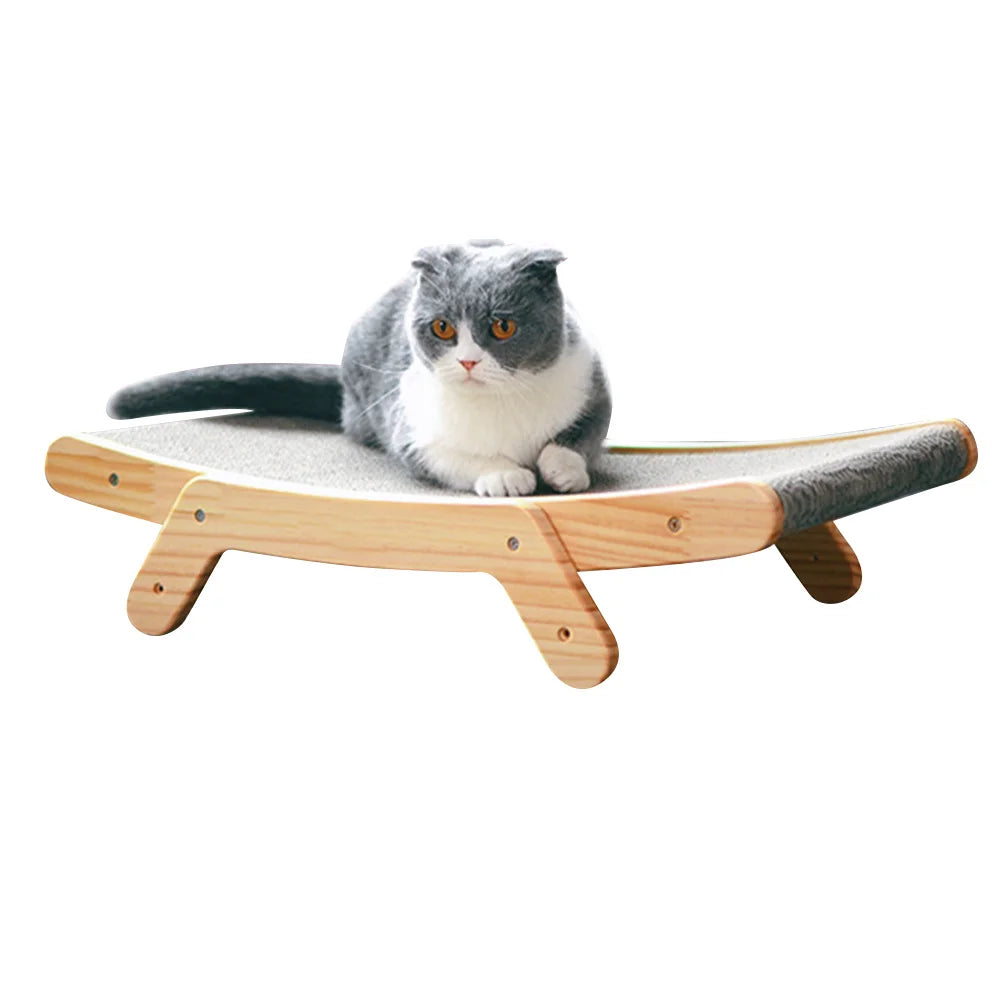 Wholesale 3-Position Cat Scratcher Lounger Grind Claws Play Rest Cat Scraper Scratching Post for Kitten Cat Scratch Board