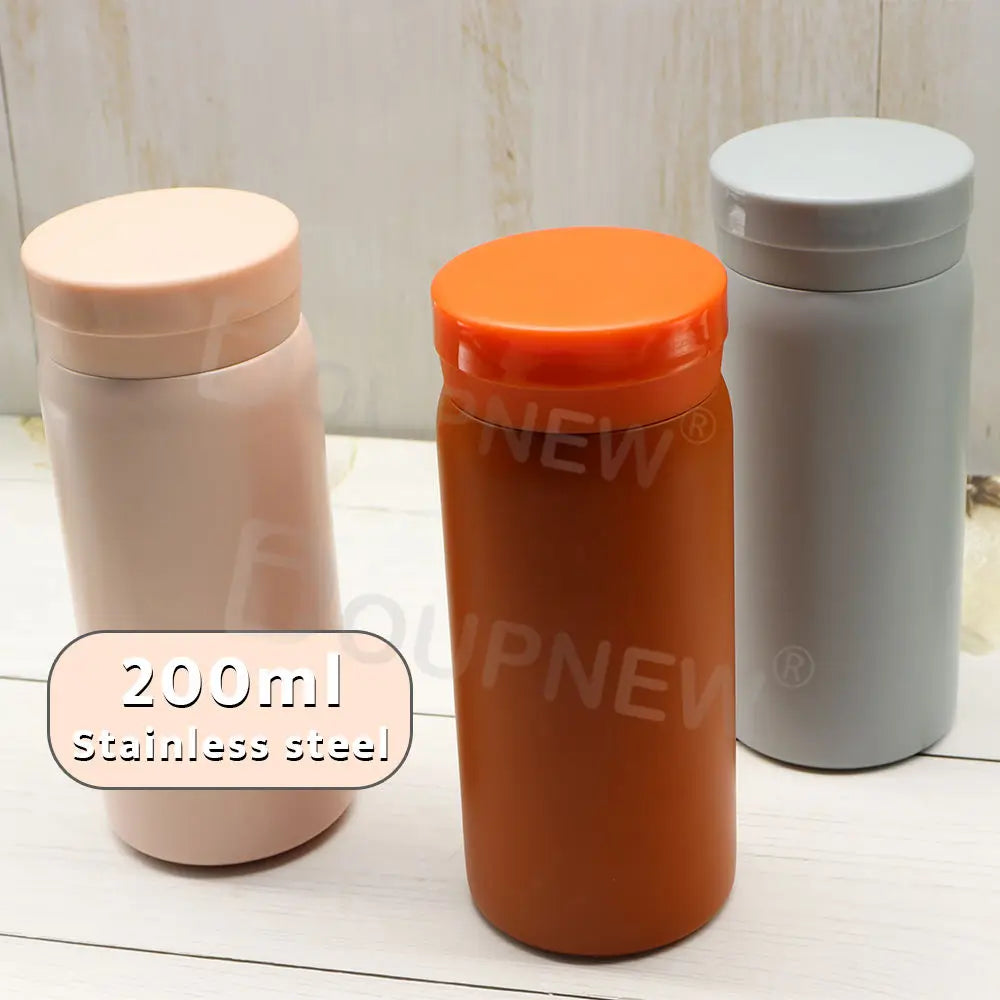 304 Stainless Steel Small Capacity Drinkware Vacuum Flask Thermal Bottle Child Water Bottle Children's Cute Water Bottle
