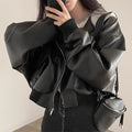 Boutique Wholesale 2026 Autumn New Fashionable Retro Zipper Casual Loose and Versatile Hooded Women's Jacket