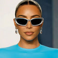 Custom Logo Brand Designer Fashion Men Women Oval Sun Glasses UV400 Colorful Mirror Goggles Y2K Sports Punk Sunglasses Women