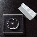 Saffron Factory Price Mini Turntable Acrylic Cookie Rotating Stand with Silicone Mat DIY Decorating Cake Tool