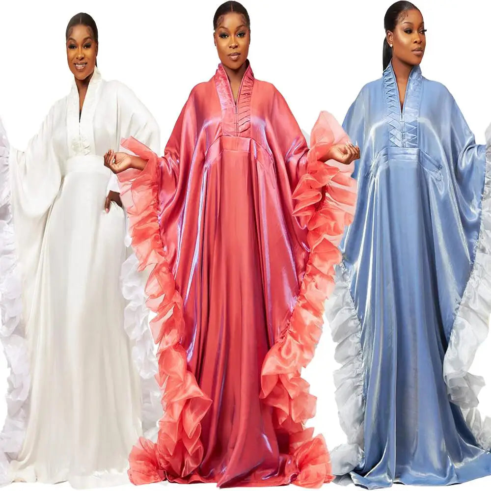 Fresh Kanga Clothing Women's African Style Dress for Church Plus Size Fashion for Africa Women