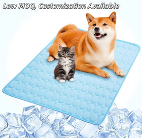 Self Cooling Blanket Dog Cooling Mat Cooling Mat for Pets Heat Washable Reusable Fabric Keep Pets Cool Summer Plastic 150*100cm