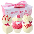 New Products  Unique Valentine s Day Birthday Mother's Day Best Natural Foaming Fancy Cute Shaped Cupcake Bath Bombs Set