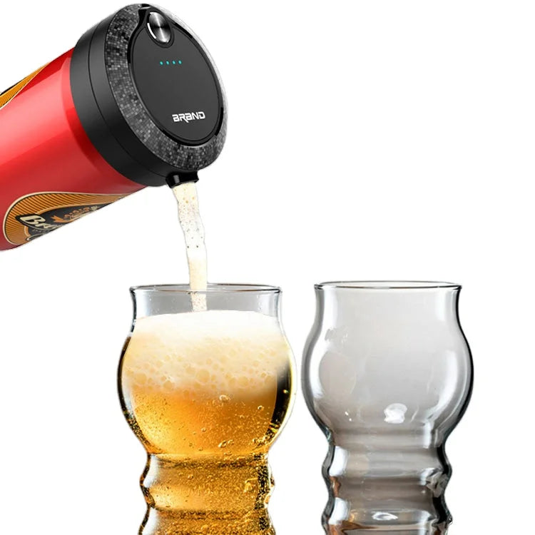 Ultrasonic Portable Beer Foam Maker & Can Beer Foamer Use in BarHouseholdoutdoor Activities