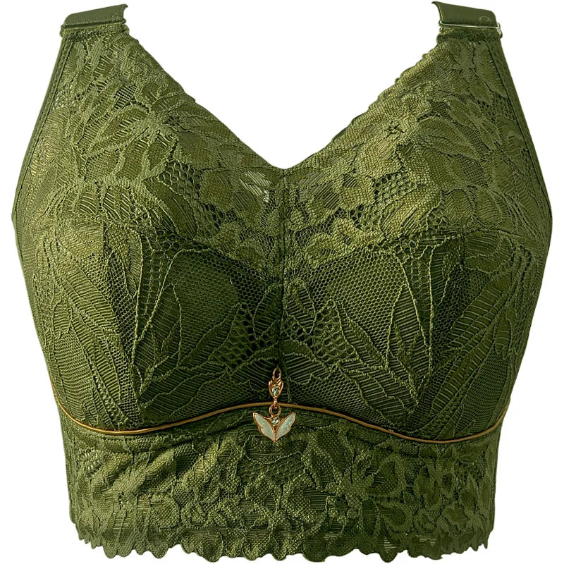 Drop Shipping Plus Size Underwear for Women Push up Bra Wire Free Bras Lace Womens Lingerie Hide Back Fat Shaper Bra