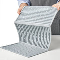 Large Trifold Silicone Dish Drying Mat Easy Clean Heat-Resistant BPA Free Multiple Usage Kitchen Counter Mats & Pads
