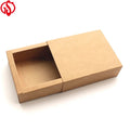 Kraft Paper Gift Box Custom Printed Drawer Slide Style Kraft Tea Bags Paper Packaging Box