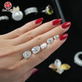 IGI Certified 2CT-5CT Lab Grown Pear Cut Diamonds Created for VS VVS Clarity Jewelry HPHT CVD Lab Grown Diamond for Rings