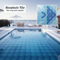Wholesale Decorative Bathroom Wall Spa Outdoor Fish Tile Custom Pattern Triangle Shape Glossy Glazed Swimming Pool Tile