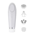 Facial SPA Pore Cleaner Electric Washing Instrument 5-IN-1 Rotating Heat Silicone Brush Rechargeable Cleansing Massager