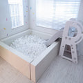 Commercial Kids Luxury Birthday Soft Play Playground Equipments White Slide for Ball Pits