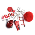 Wholesale Safety Wrist Lanyard Kids Bulk Kit Key Chain Accessories Sets Women Self Defense Keychain for Girls