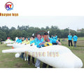 Popular Team Building Bouncy air Plane Konckout Match Inflatable Airplane for Kids and Adults Race Games