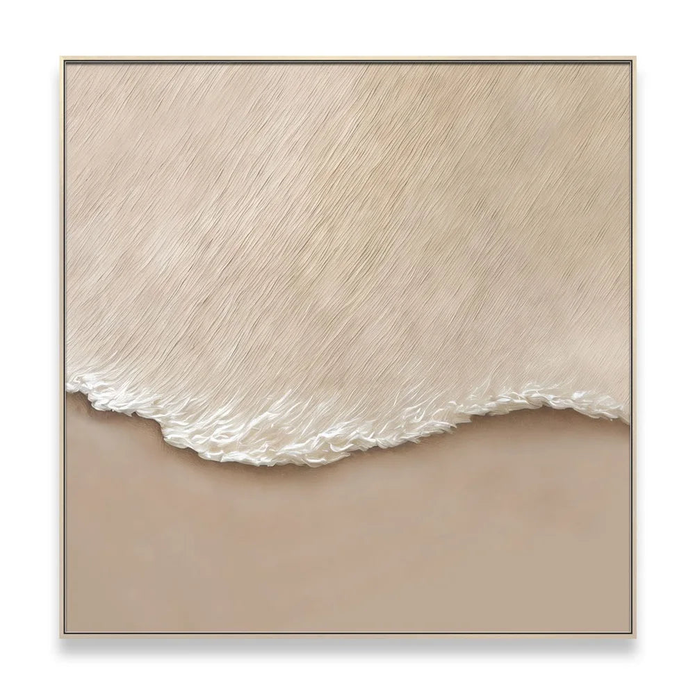 New Design 3D Relief Sea Wavetexture Painting Creative Living Room Modern Decoration Wall Art