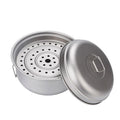 Titanium Steamer Pot Stock Soup Pot Set Outdoor Camping Cookware Lightweight Picnic Hiking Hanging Pot