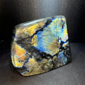 Crystal Ornament Natural Gemstone Healing Irregular Labradorite Free Form for Decoration