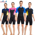 Wholesale Waterproof 2mm Breathable Printed Chest Zip Unisex Neoprene/Nylon Wetsuit for Diving & Swimming with UV Protection