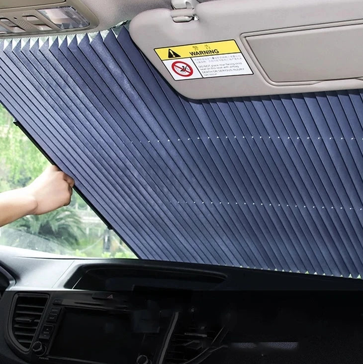 Factory Price 70x155cm Car Sunshade Curtain Front Windshield 65cm Sun Suction Cup Universal Cars Accessories