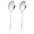 Luxury Large Kitchen Skimmer Cooking Tool Utensils Metal Big Sauce Curry Salad Buffet Slotted Serving Spoon