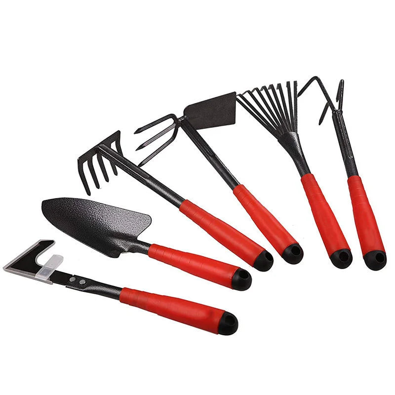 Hot Sale DIY 6PCS Manufacturer Carbon Steel Agricultural Garden Tools Set Shovel for Women