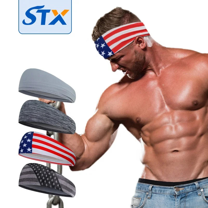 Workout Exercise Hair Band Fitness Gym Athletic Sweat Band Custom Sweatband Workout Running Yoga Sport Headband  for Women Man