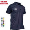 Clothing Manufacturer Polo Tee Shirts for Man Custom Logo Polyester Golf Polo ShirtTactical Blue Shirt Polos for Men