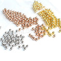 2-6mm 925 Sterling Silver Spacer Beads Round Bulk Loose Beads for DIY Jewelry Making