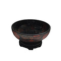 Luxury Black and Famille Rose Ceramic Basin Modern Contemporary Design 12L Capacity Bathroom Sink for Indoor and Outdoor Use