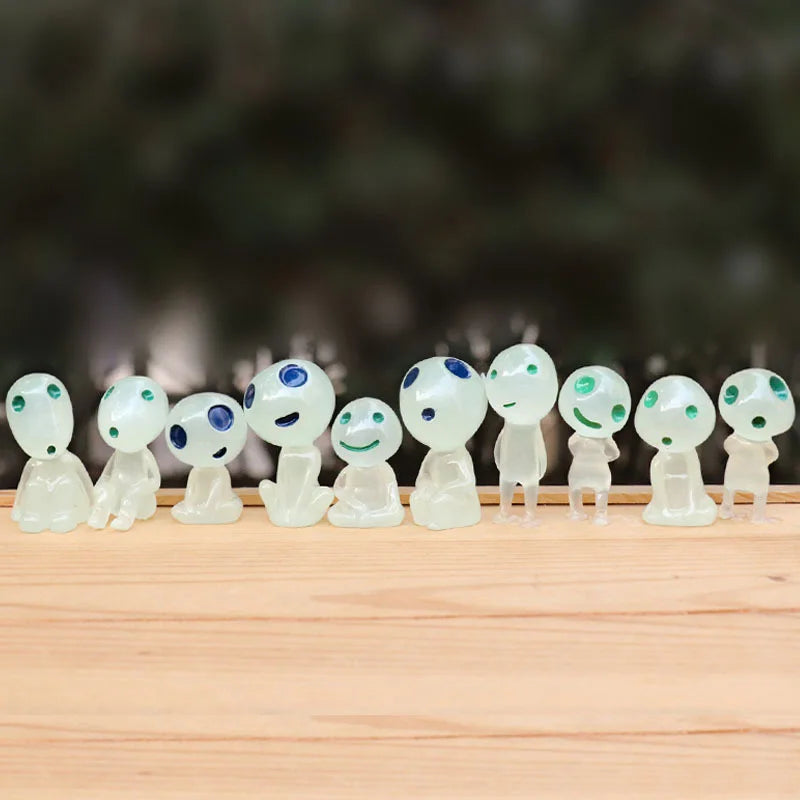 Wholesale Fairy Garden Decoration Luminous Elf Ghost Glow-in-the-dark Miniatures Resin Craft Home DIY Supply