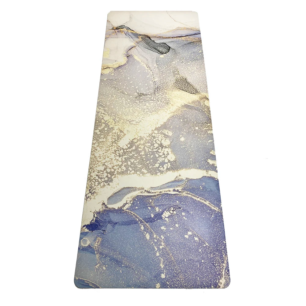 Manufacturer in China PE Yoga Mat with Instructions PU+Natural Rubber Multi-Thickness REACH/RoHS Certified Custom Logo