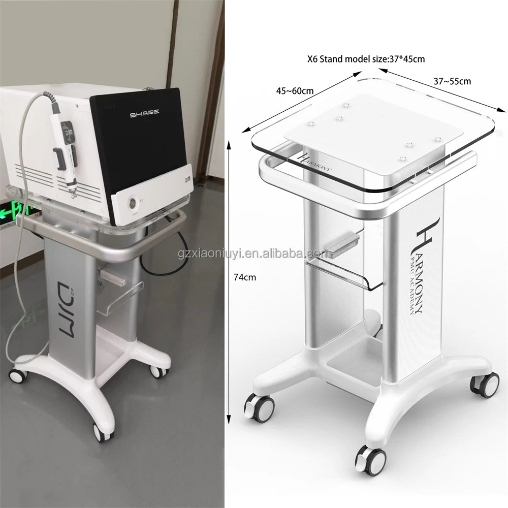 Multifunctional Laser Therapy Machine Stand Physiotherapy Equipment Trolley Cart Table Aesthetic Machine Trolley With 2 Drawers