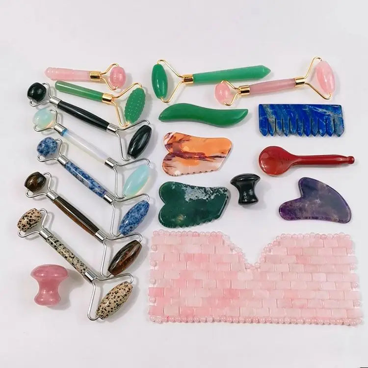 HZ Best Price Skin Roller for Face for Hair and Head Jade Roller