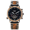 BOBO BIRD Top Brand Luxury Mechanical Wrist Watch Transparent Movement Fashionable Sport Design for Men Women with Leather Band