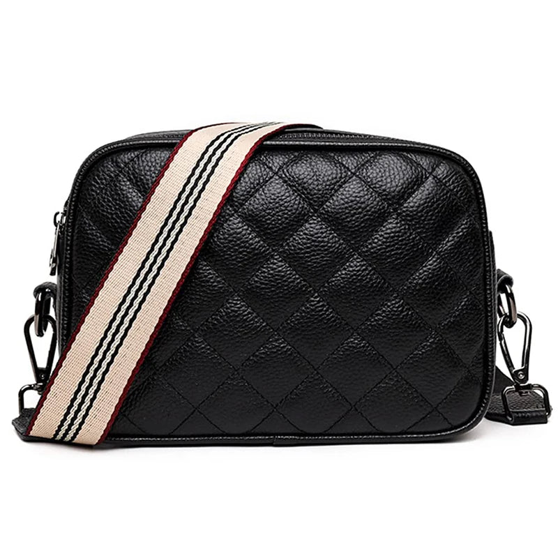 Custom Logo Women's PU Leather Crossbody Shoulder Bag Small & Trendy with Durable Zipper Closure Portable and Waterproof
