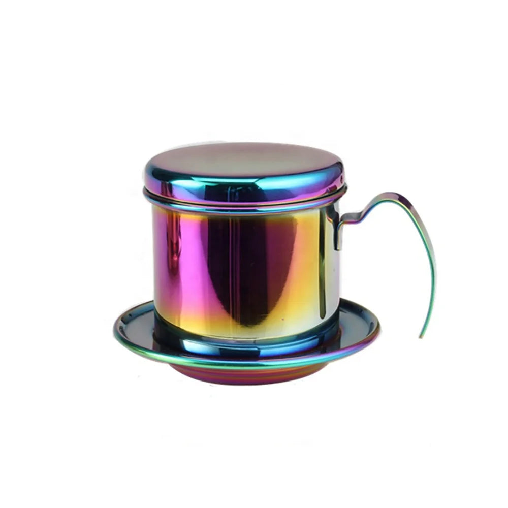 Hot Sale Coffee Press Brewing Drip Coffee Maker Infuser Cup Stainless Steel Vietnamese Coffee Filter