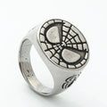 Vintage Punk Spiderman Stainless Steel Rings for Men-Wedding Anniversary & Party Fashionable Design