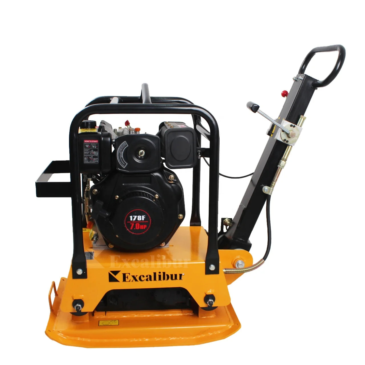 Excalibur Reasonable Price Handheld Reversible Compactor Vibrating Hydraulic Plate Compactor for Soil Compaction