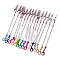 New Women Gift Beadable Bars Alligator Clip Keychain Beadable Credit Card Puller Grabber Holder