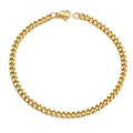 Simple Black Gold Silver Color Chain Accessories Stainless Steel Bracelets Multiple Sizes NK Chain Bracelet for Women Gift