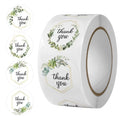E-500/roll Makers Roll Directly Onto the Round Flower Thank You Birthday Party Wedding Decal