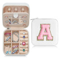 New Fashion Creative Alphabet Jewelry Box Portable Small Square A-Z Box for Gift